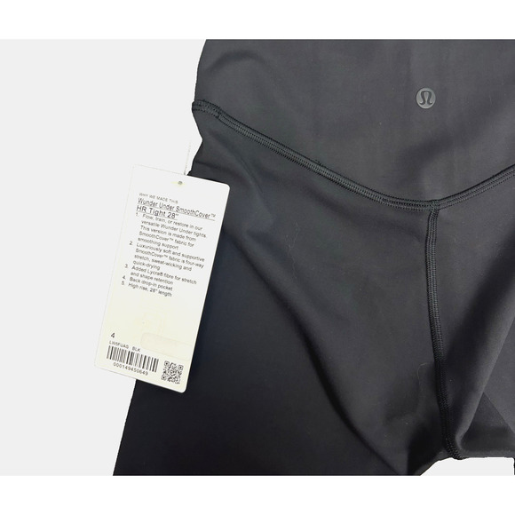 Lululemon Leggings Wunder Under H R Tight Flux Size 4 28" NEW NWT Black - Picture 3 of 5